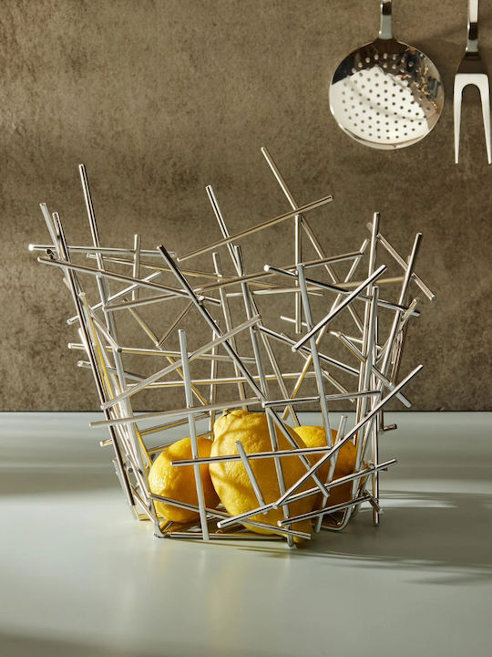 Alessi Blow up Φρουτιέρα Inox Ασημί 36x35x31.5εκ.