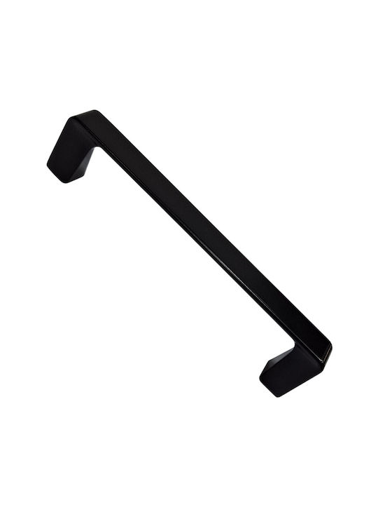 ACM Handle Furniture made of Zamak & Metallic Black matte 142mm (Center Distance 128mm) 11978-128-MAU 1pcs