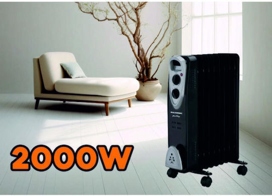 Hausberg HB8909NG Καλοριφέρ Λαδιού με 9 Φέτες 2000W