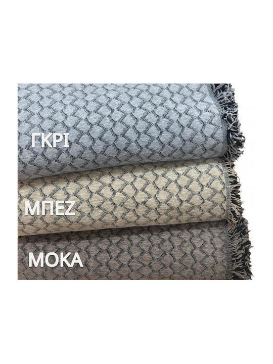 Linea Home Lotus Sesselüberwurf Chenille 180x160cm Herstellerfarbe Mocca
