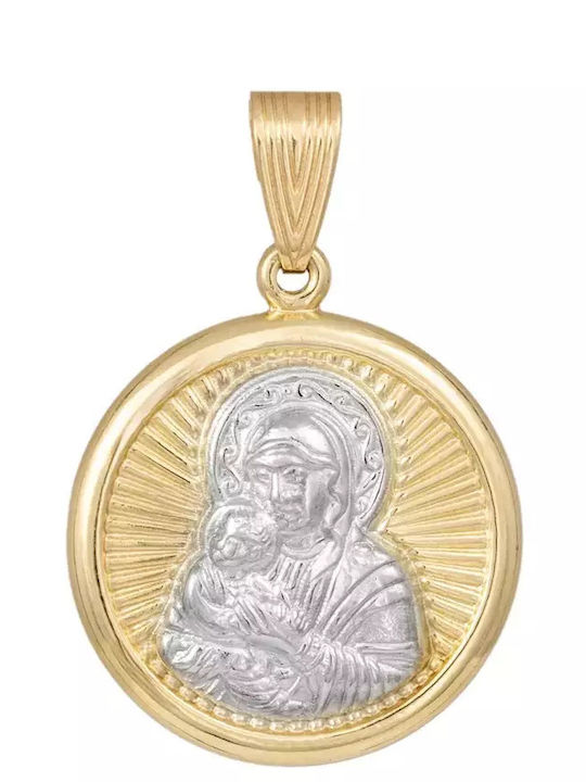 Pendant Constantine Coin Gold 9K