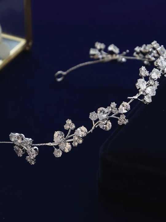“candy Zirconia Headband” Υπέρλαμπρο Στεφάνι Στολισμένο Μεσαίου Μεγέθους Πέτρες Ζιργκόν