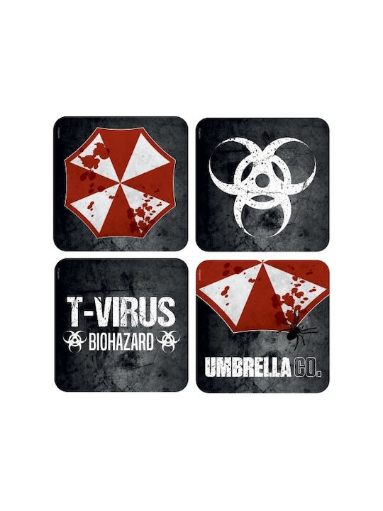 Half Moon Bay Σουβέρ από Φελλό Resident Evil-Umbrella Σουβέρ από Φελλό 4τμχ