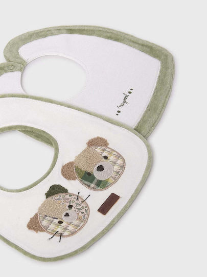 Mayoral Bib Fabric Green 2pcs