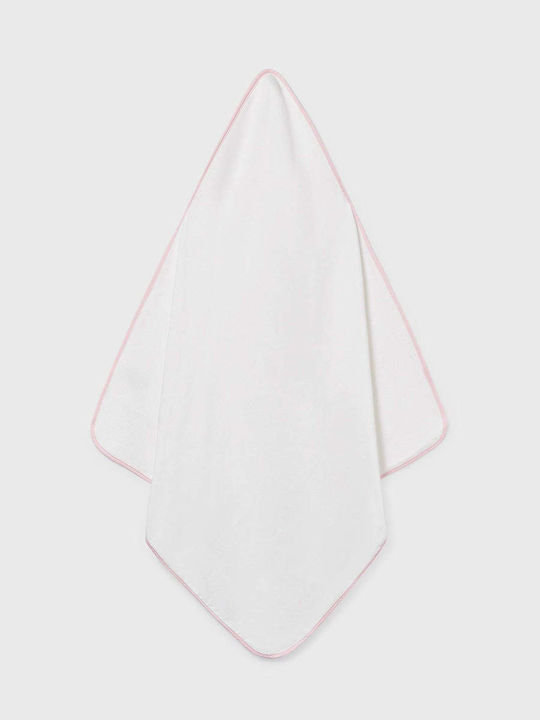 Mayoral Hooded Baby Bath Towel Pink