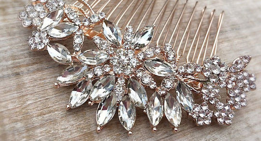 Olivia Rose Gold Bridal Hairpin