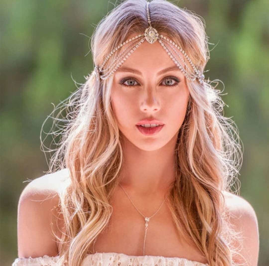 Millena Диадема Идеален Аксесоар За Летни Сватбени Артикули Една Рецепция Специални Визии Наличен Златист Сребрист