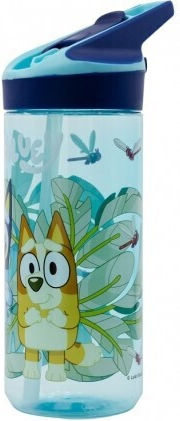 Stor Kinderflasche Blau Kunststoff Tritan Premium Bluey 620ml