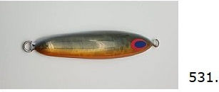 DeepLiner Artificial Bait Speed Slider, slider Fluorescent 180gr S725 Zebra Glow