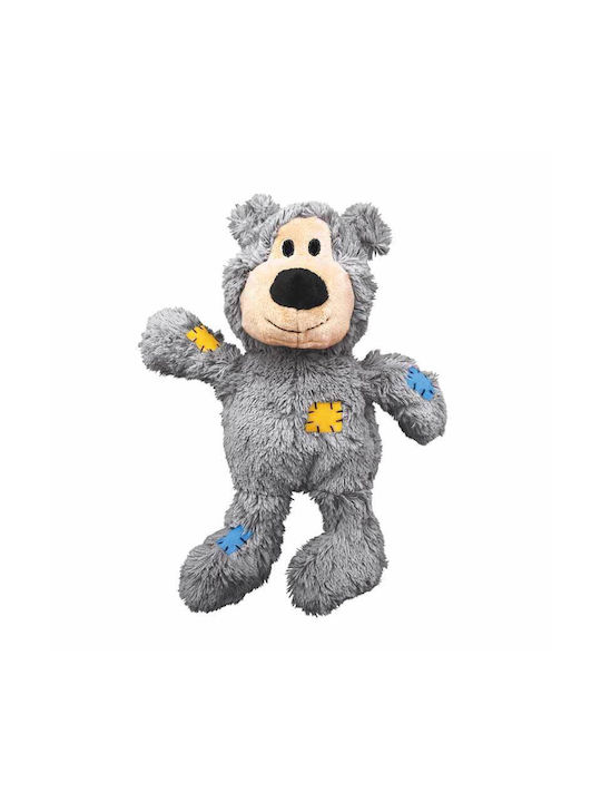 Kong Knots Wild Bear Въже Игра Куче със Звук Сив 1бр