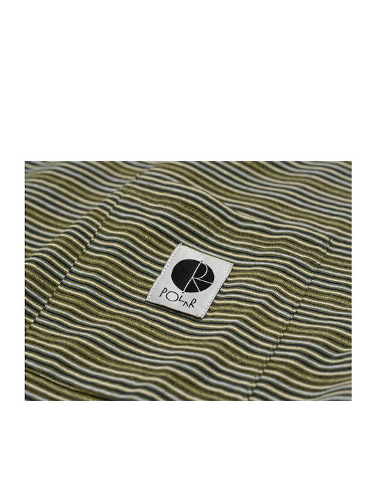 T-shirt Army Green POL-SP21-STRIPEPOCKETTEE-Army