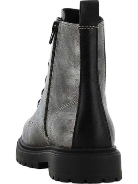 Anatomical Kids Boots with Laces Gray