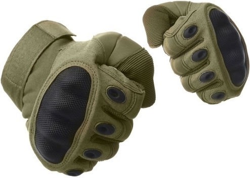 Tactical Touch Gloves Trizand L Khaki – Reinforced Sports Gloves Outdoor Activities 45p