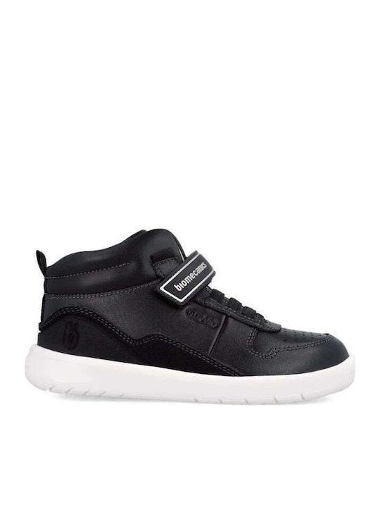 Anatomice Ghete Copii din Piele cu Velcro Negre