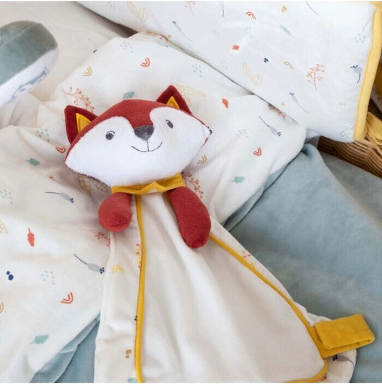 Trois Kilos Sept Baby Comforter Fox Cuddly Leonard White