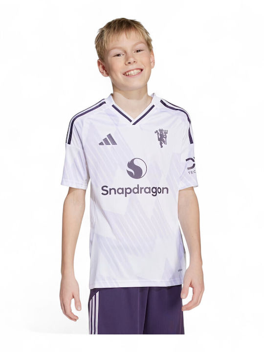 Kids' Shirt Short Sleeve White Mufc A Jsy