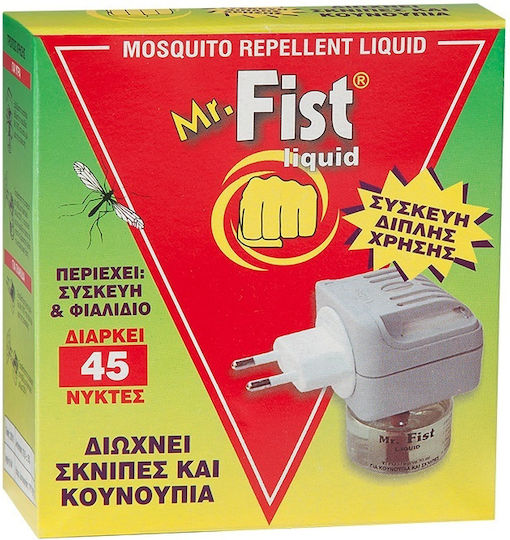 Mr. Fist Συσκευή με Υγρό για Κουνούπια 40ml