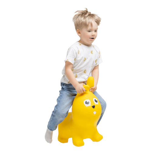 Gerardo’s Toys Хоп Хоп Зайче за 1+ години Години Жълт 18см.