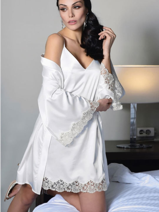 Summer Bridal Women's Robe White