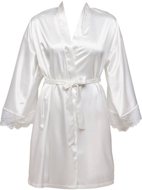 Summer Bridal Women's Robe Ivory Coast