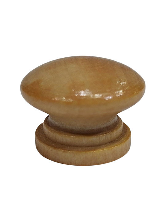 ACM Knob Furniture made of Wooden Natural Wood 25mm (Center Distance 25mm) 11968-000-KSIL 1pcs