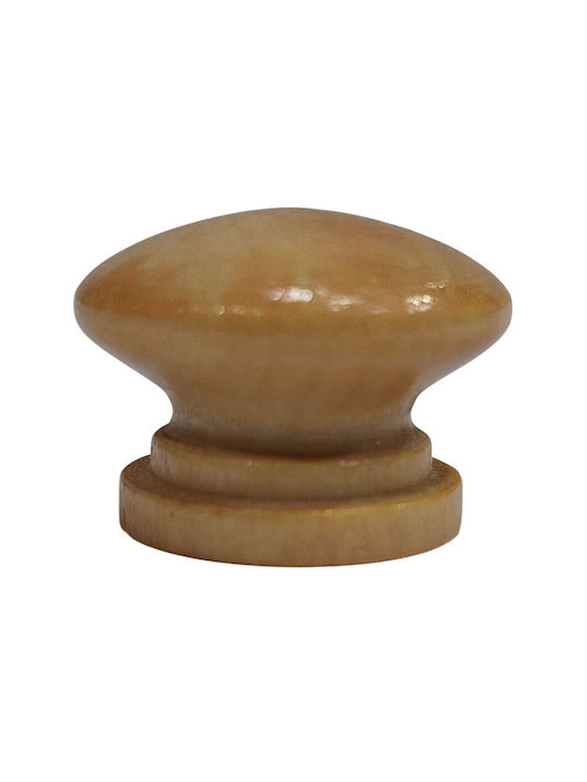 ACM Knob Furniture made of Wooden Natural Wood 25mm (Center Distance 25mm) 11968-000-KSIL 1pcs