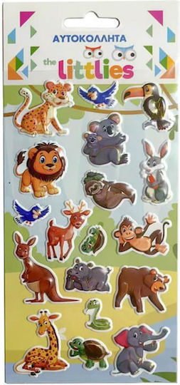 The Littlies Autocolante Animale din junglă