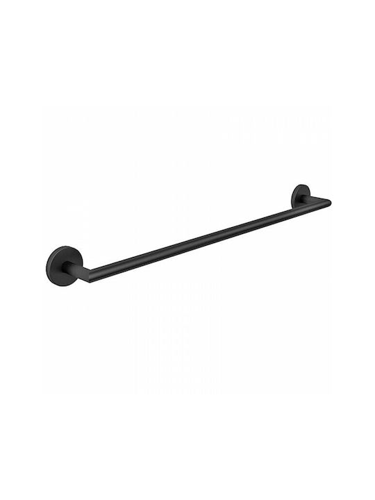 Langberger Series 108 Ράγα Μπάνιου Μονή Επιτοίχια με Βίδες ​60x6cm Μαύρη