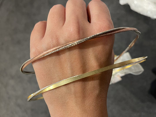 Handgefertigte Hochzeitskronen Zweifarbige Matt Rosa Gold Silber Dekoration