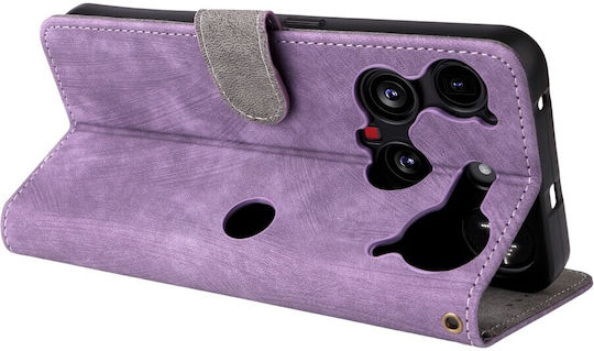 Brush Magnetic Brieftasche Lila (Nothing Phone (3))