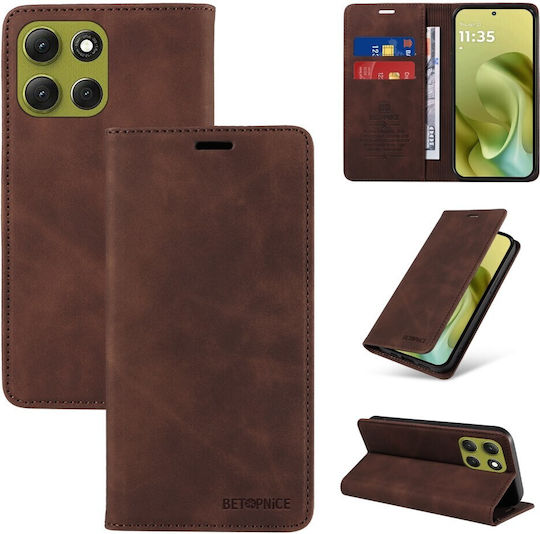 Betopnice Book Καφέ (Motorola Moto G86 5G)
