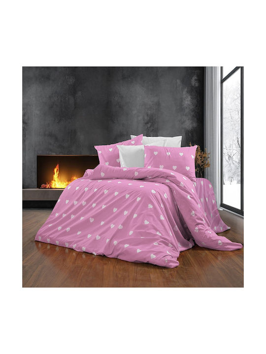 Μαξιλαροθήκη με Φάσα Pink 50x70εκ.