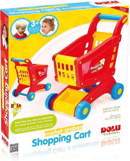 Cos de cumparaturi Dolu jucarie educativa distractiva pentru copii