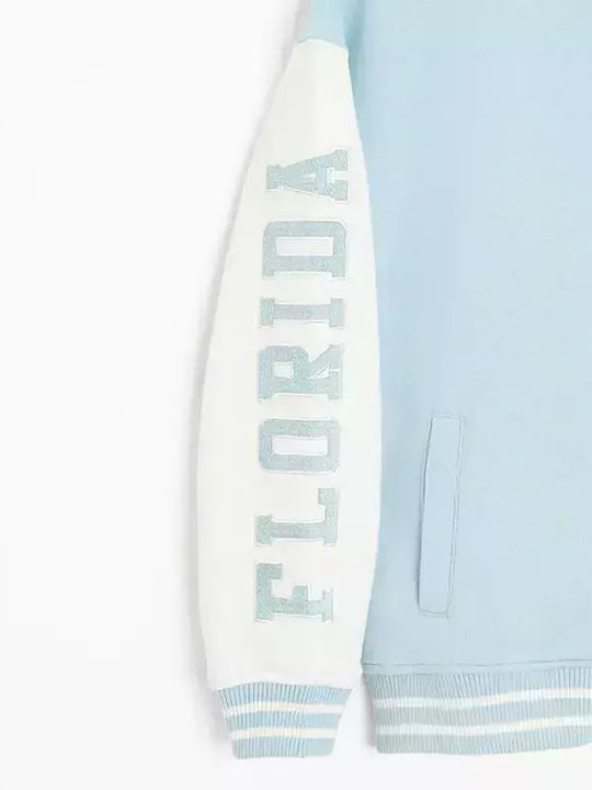 Kids Sweatshirt Cardigan Blue
