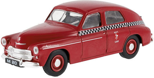 Model 1:43 Prl Warszawa M20 Taxi Cherry Red