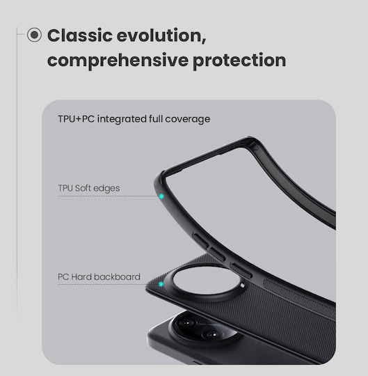 Nillkin Super Frosted Pro Magnetic Back Cover Plastic / Silicone Black (Poco F7 Ultra, Nillkin)