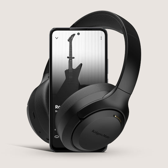 Kruger & Matz F8A Ασύρματα / Ενσύρματα Over Ear Ακουστικά Μπεζ