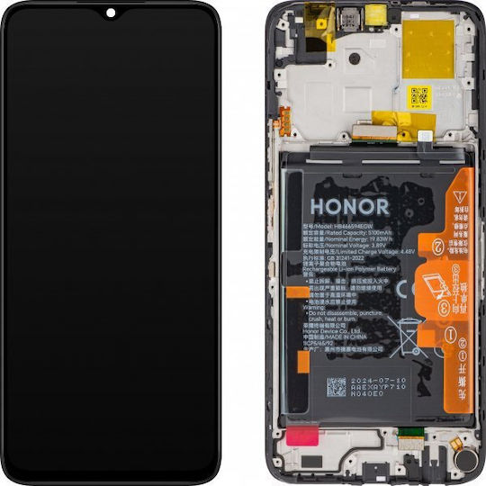 Honor Οθόνη με Μηχανισμό Αφής για Honor X5 Plus, Honor X6a (Μαύρο)