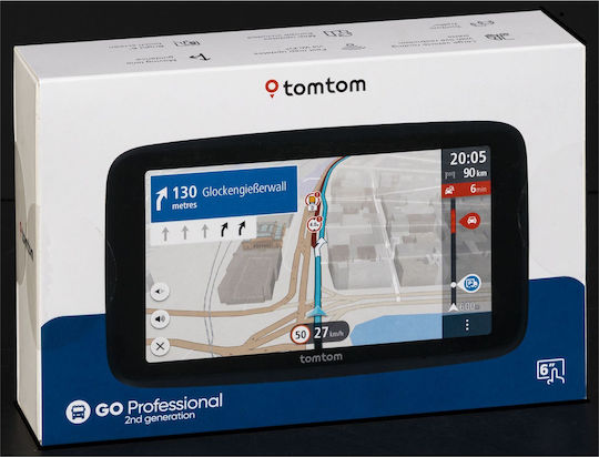 TomTom 6" Display GPS Device GO Professional 6 with Wi-Fi and Card Slot