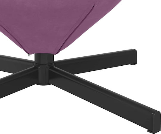 Armchair Purple 63x73x90cm
