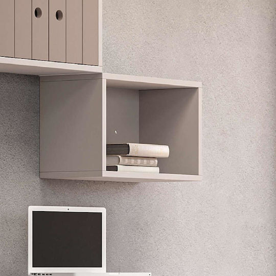 Kids Shelf Wall Mount White 60x30x36cm