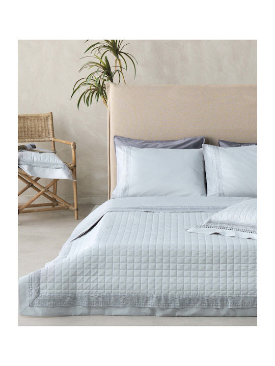 Kentia Felicity Σετ Κουβερλί Υπέρδιπλο Βαμβακερό 22 230x250cm 3τμχ