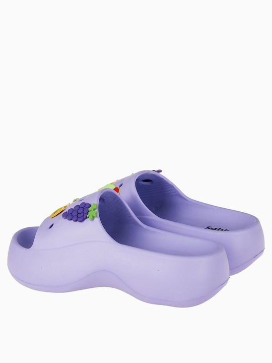 Slides σε Μωβ Χρώμα