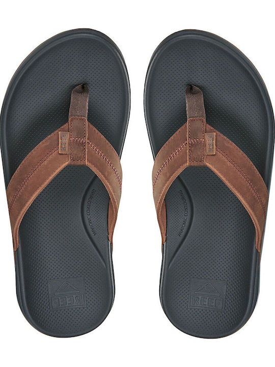Ανδρικά Flip Flops Ανατομικά Καφέ