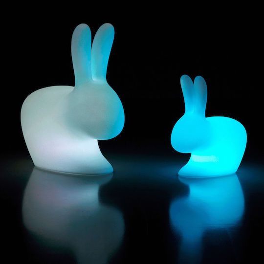 Qeeboo LED Kinder Dekorative Lampe Weiß 69x39.5cm
