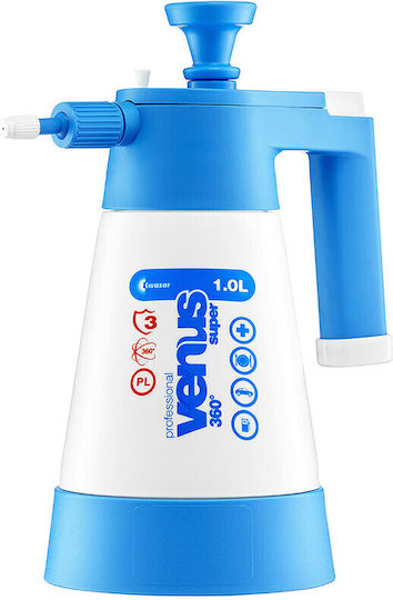 Kwazar Super 360&deg; Pro+ Ψεκαστήρι Προπίεσης Διάφανο 1000ml