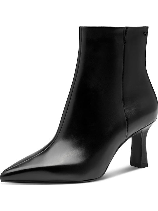 Leather Women's Ankle Boots Black