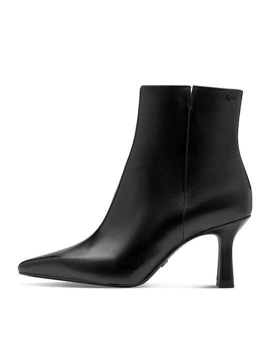 Leather Women's Ankle Boots Black