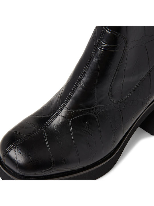 Women's Ankle Boots with High Heel Black