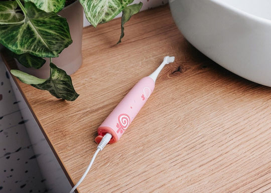 Concept Smile Children's Electric Toothbrush with Chronograph for 5+ Years with Replacement Heads